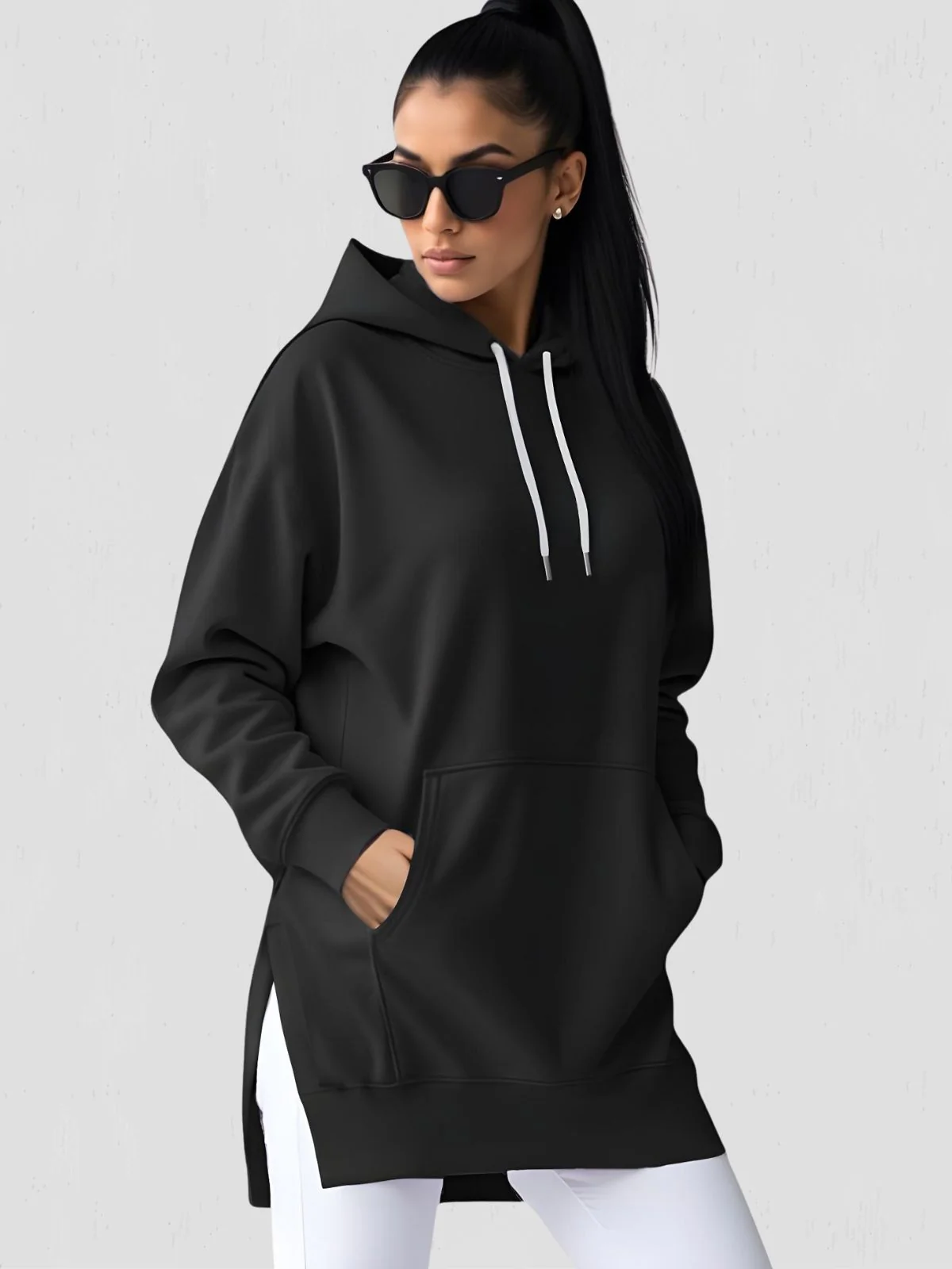 Oversized Hoodie Dress - Image 3