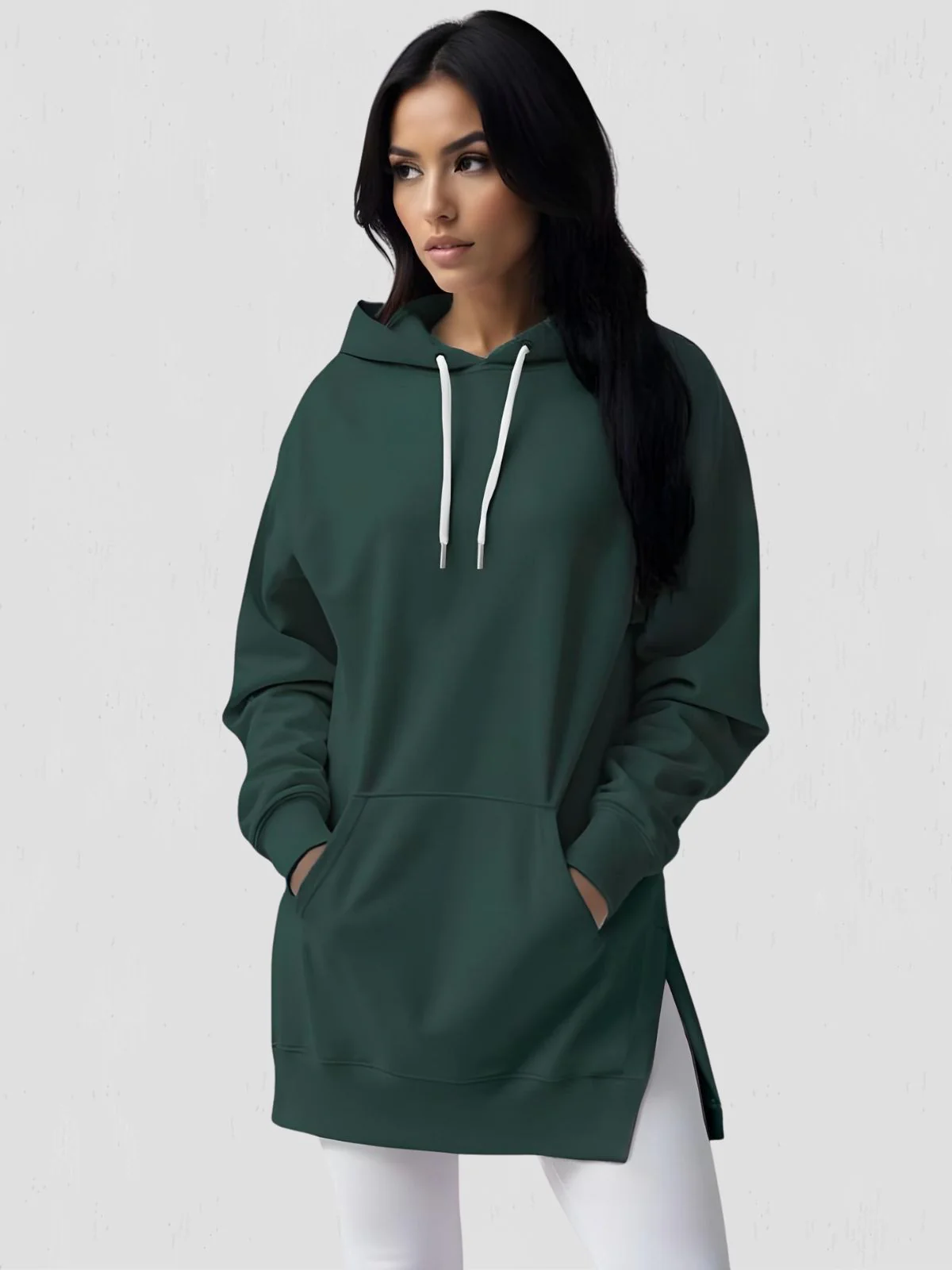Oversized Hoodie Dress - Image 4