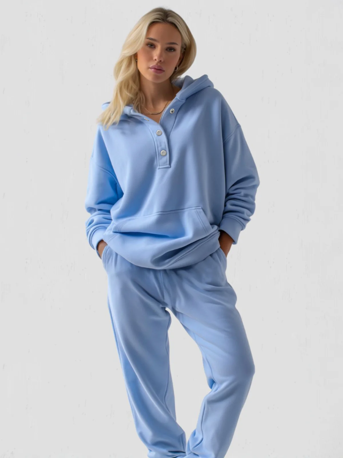 Oversized Snap-Fit Hoodie - Image 6